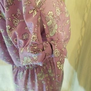 Floral Handkerchief Floral Mini Dress